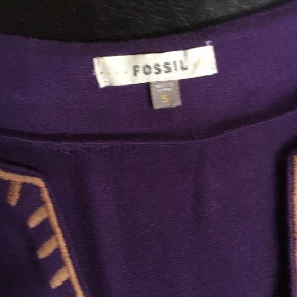 Fossil dress with embroidery on the front. - Picture 4 of 7